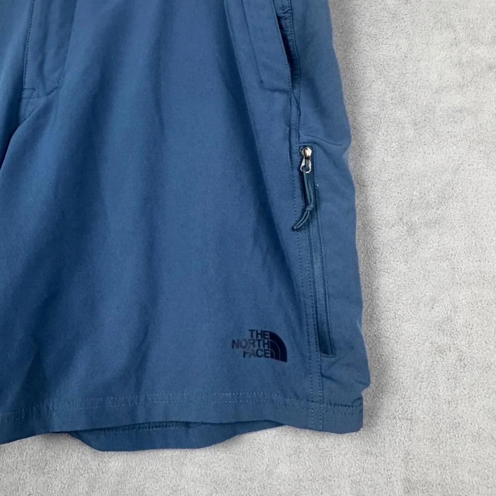 The North Face Mens FlashDry Hiking‎ Shorts Blue Size 36 Cargo Pocket Outdoor